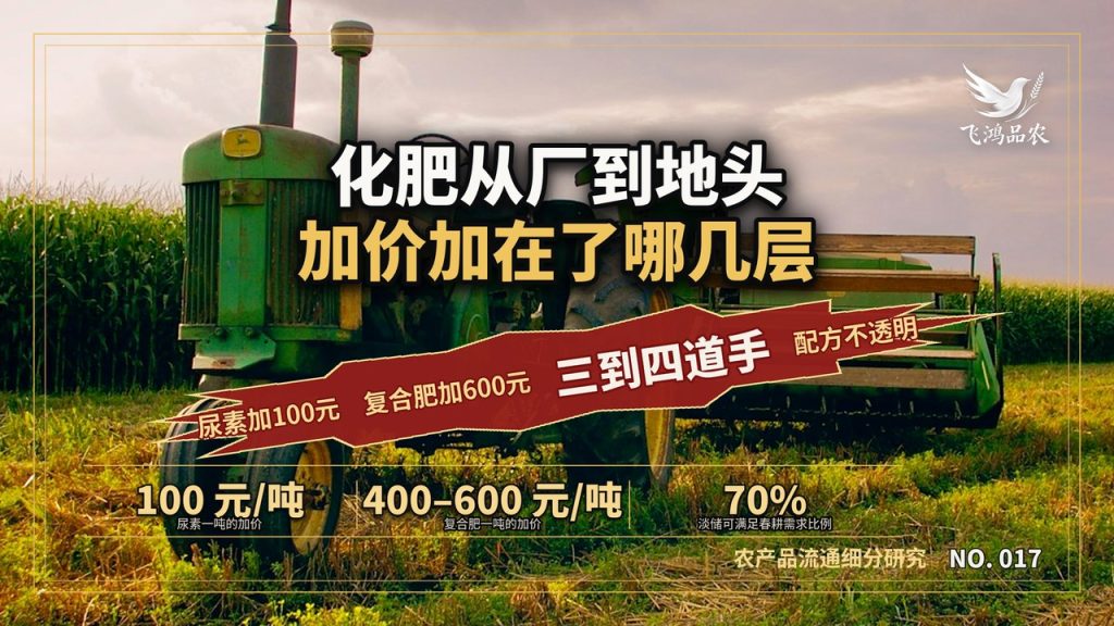 化肥从厂到地头，加价加在了哪几层