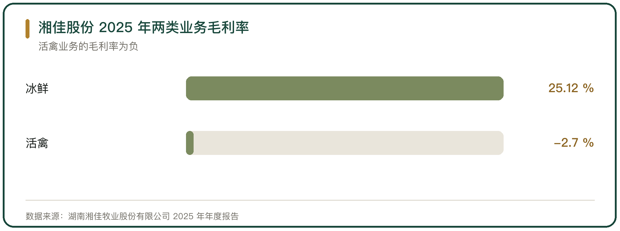 湘佳股份 2025 年两类业务毛利率