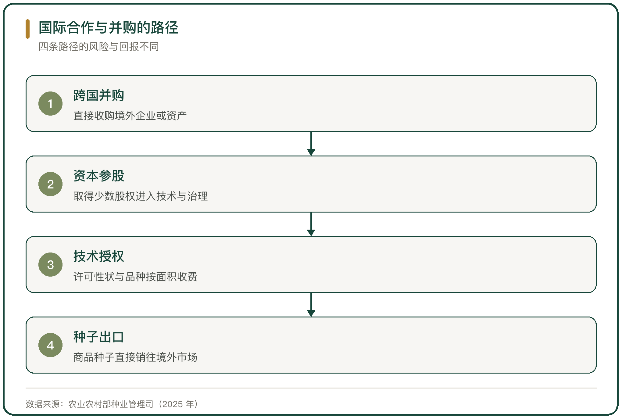 国际合作与并购的路径