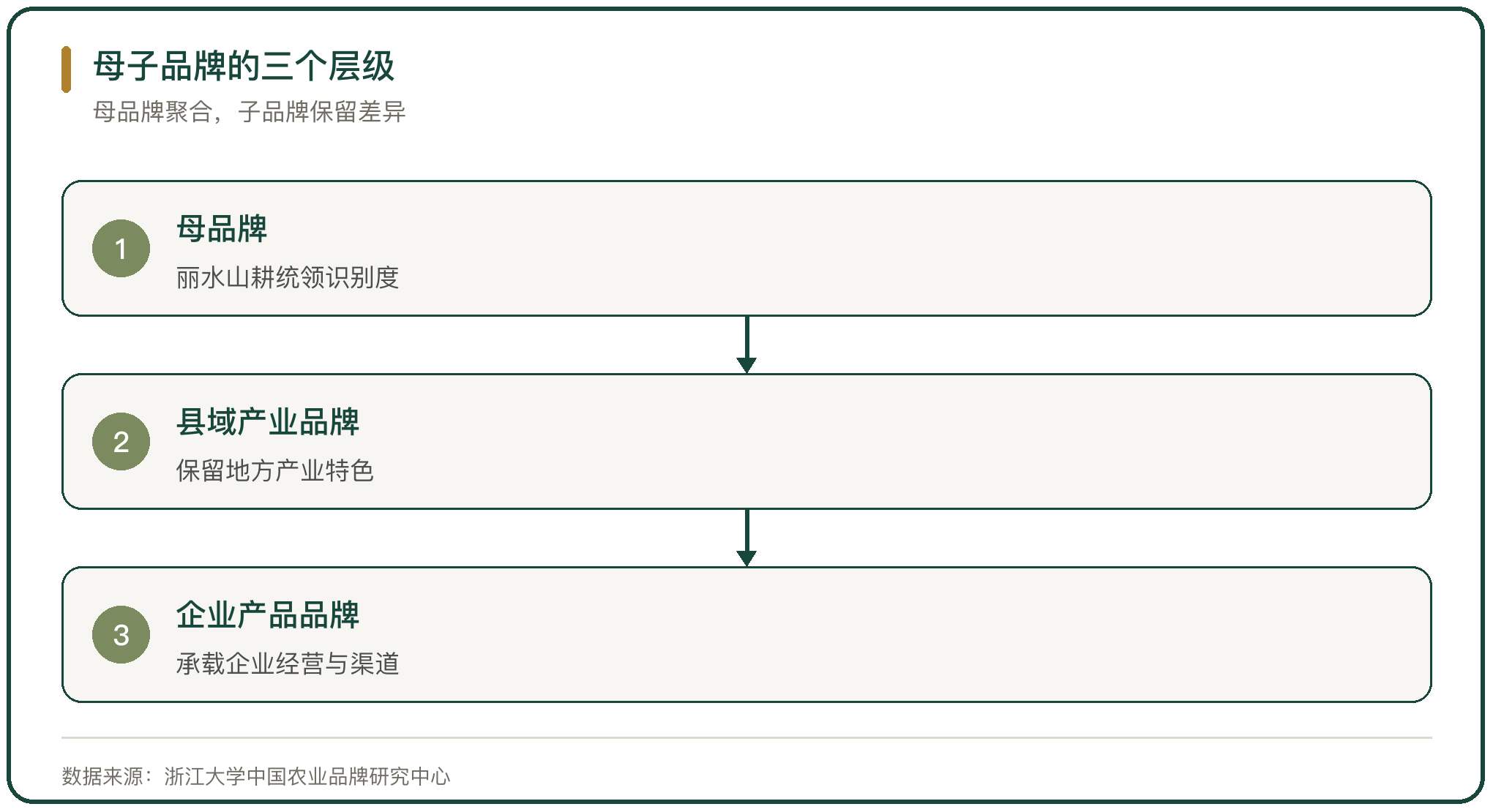 母子品牌的三个层级